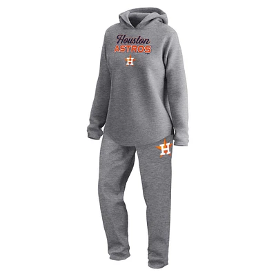 Women's Fanatics  Gray Houston Astros Legacy Pullover Sweatshirt & Sweatpants Set