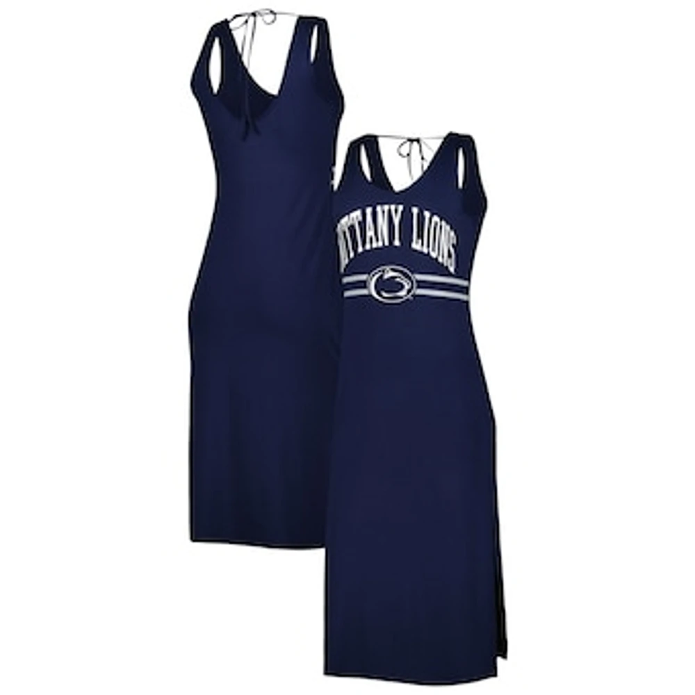 Women's G-III 4Her by Carl Banks Navy Penn State Nittany Lions Training V-Neck Maxi Dress