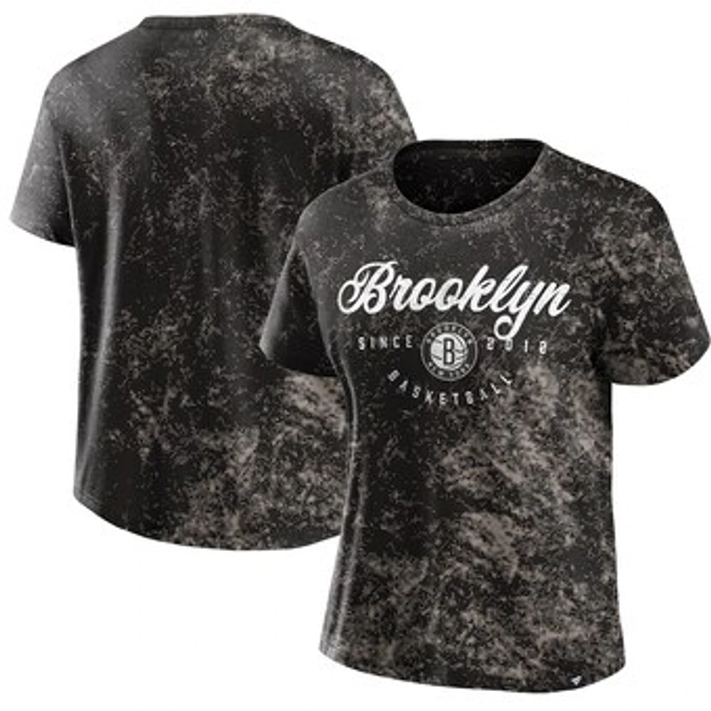 Women's Fanatics Black Brooklyn Nets Breakaway T-Shirt