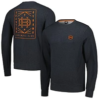 Men's Heather Black Houston Dynamo FC Pullover Sweatshirt