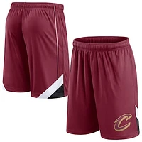 Men's Fanatics Wine Cleveland Cavaliers Slice Shorts