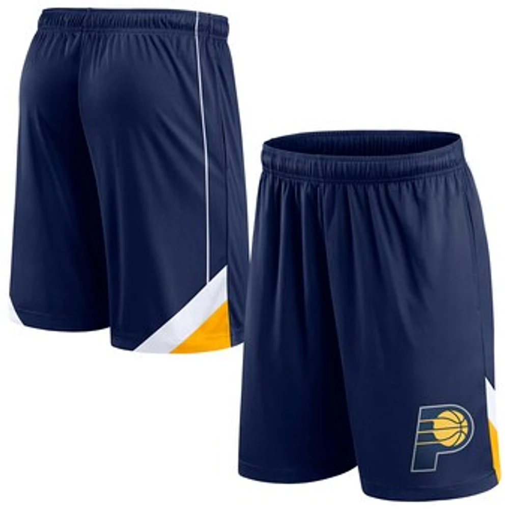 Men's Fanatics Navy Indiana Pacers Slice Shorts