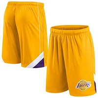 Men's Fanatics Gold Los Angeles Lakers Slice Shorts