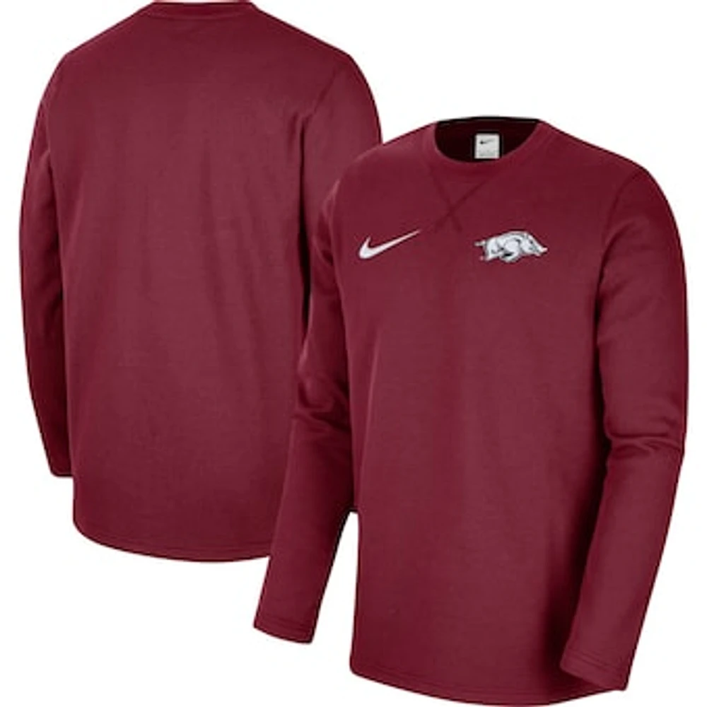 Men's Nike Cardinal Arkansas Razorbacks Pullover Sweatshirt