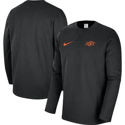 Men's Nike Black Oklahoma State Cowboys Pullover Sweatshirt