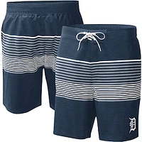 Men's G-III Sports by Carl Banks  Navy Detroit Tigers Coastline Volley Swim Shorts