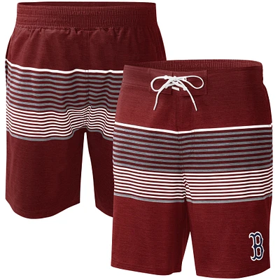 Men's G-III Sports by Carl Banks  Red Boston Sox Coastline Volley Swim Shorts