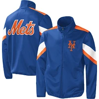 Men's G-III Sports by Carl Banks Royal New York Mets Earned Run Full-Zip Jacket