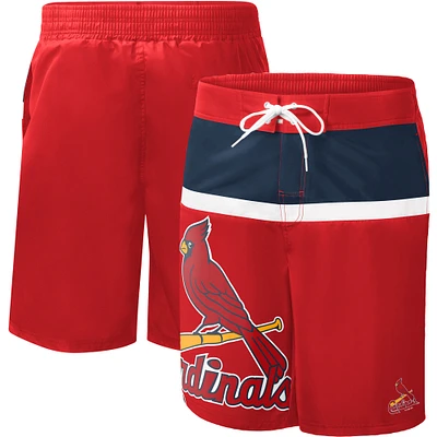 Men's G-III Sports by Carl Banks Red St. Louis Cardinals Sea Wind Swim Shorts