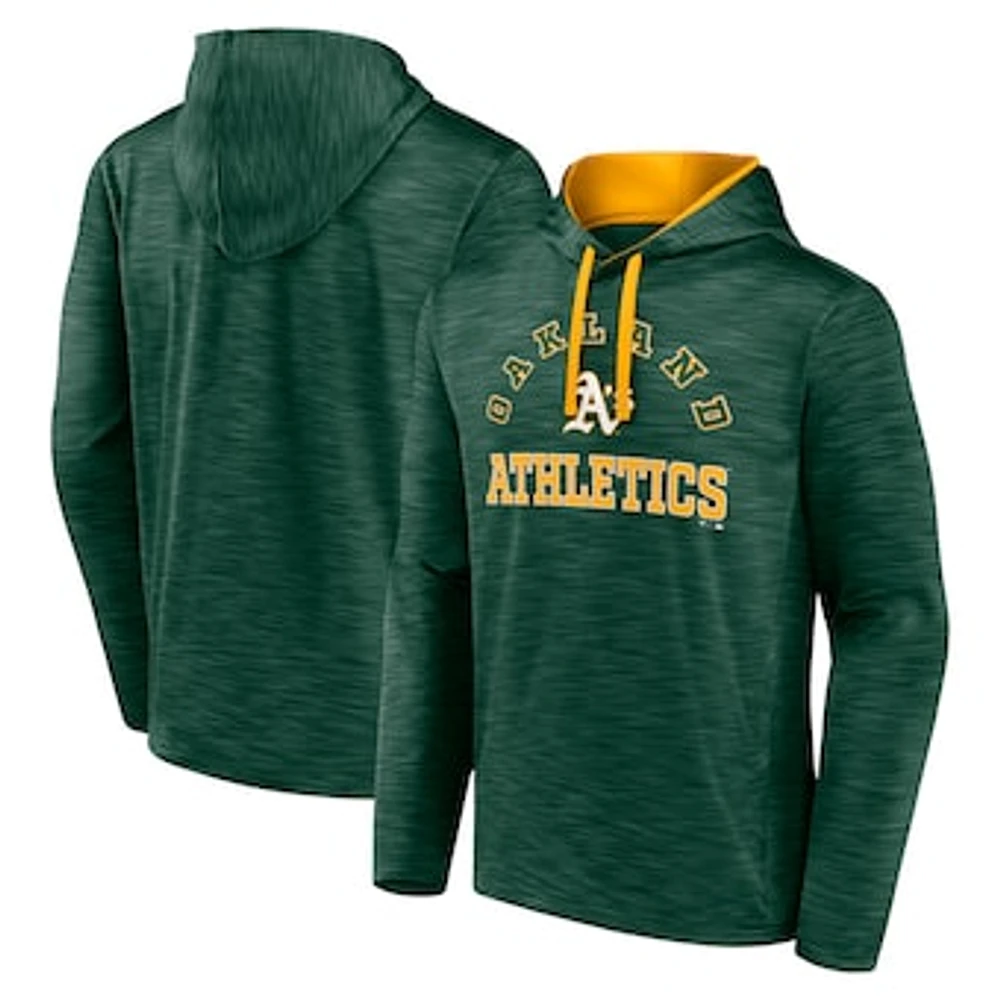 Men's Fanatics  Green Oakland Athletics Seven Games Pullover Hoodie