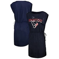 Women's G-III 4Her by Carl Banks Navy Houston Texans G.O.A.T. Swimsuit Cover-Up