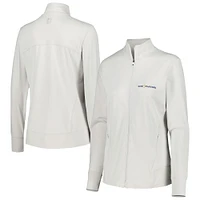 Women's FootJoy White THE PLAYERS Full-Zip Top