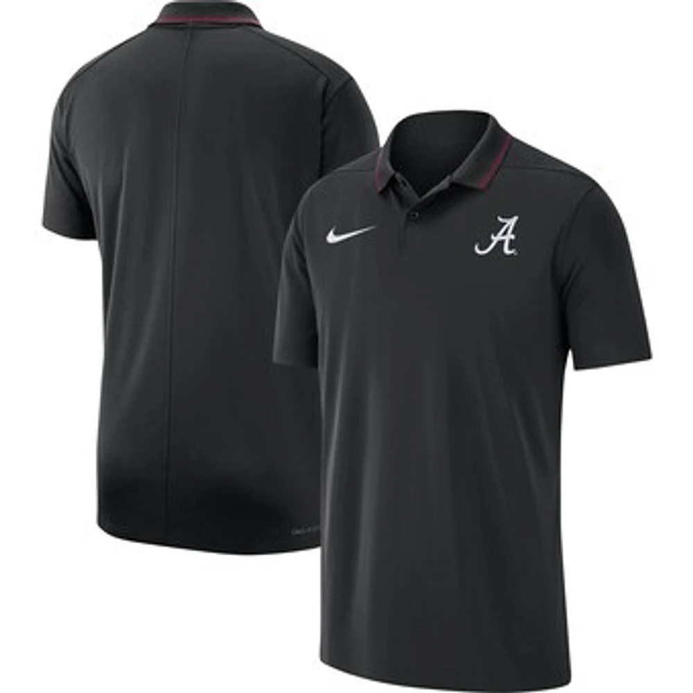 Men's Nike Black Alabama Crimson Tide 2023 Coaches Performance Polo