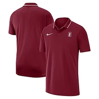 Men's Nike Cardinal Stanford 2023 Coaches Performance Polo