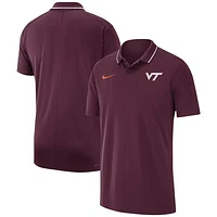 Men's Nike Maroon Virginia Tech Hokies 2023 Coaches Performance Polo