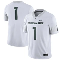 Men's Nike #1 Michigan State Spartans Football Game Jersey