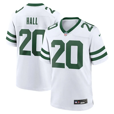 Men's Nike Breece Hall Legacy White New York Jets Game Jersey