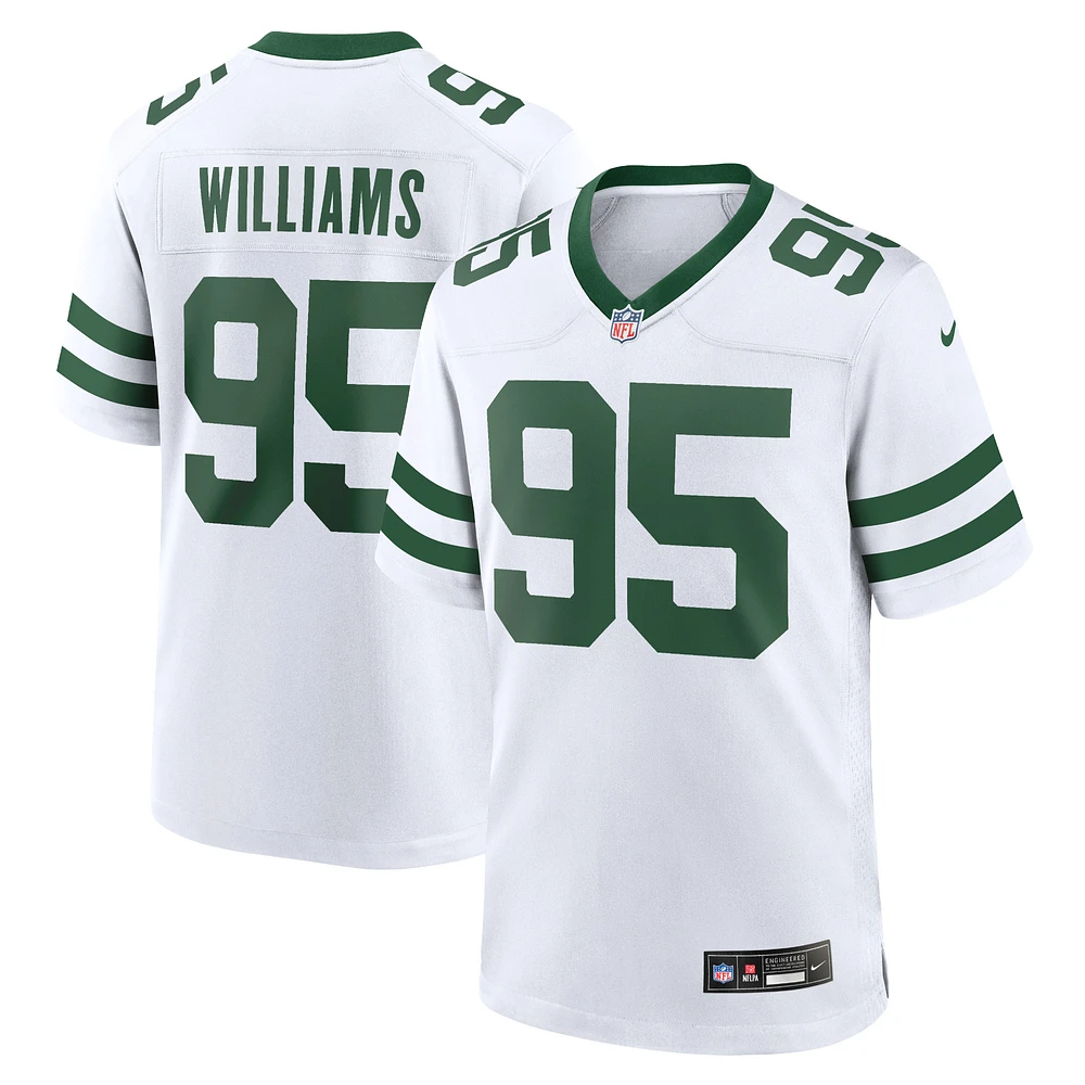 Men's Nike Quinnen Williams Legacy White New York Jets Game Jersey