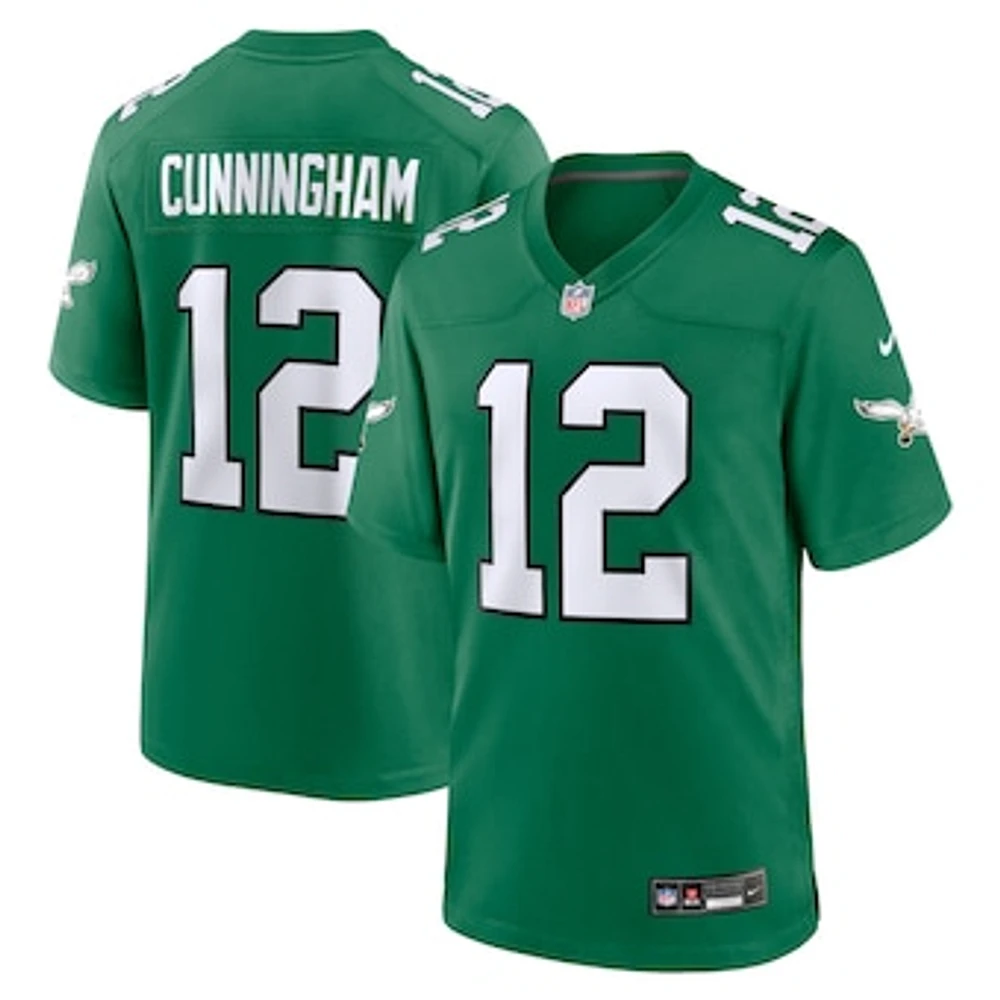 Men's Nike Randall Cunningham Kelly Green Philadelphia Eagles Alternate Retired Player Game Jersey