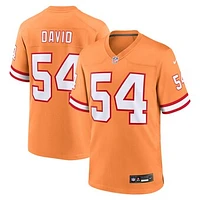 Men's Nike Lavonte David Orange Tampa Bay Buccaneers Throwback Game Jersey