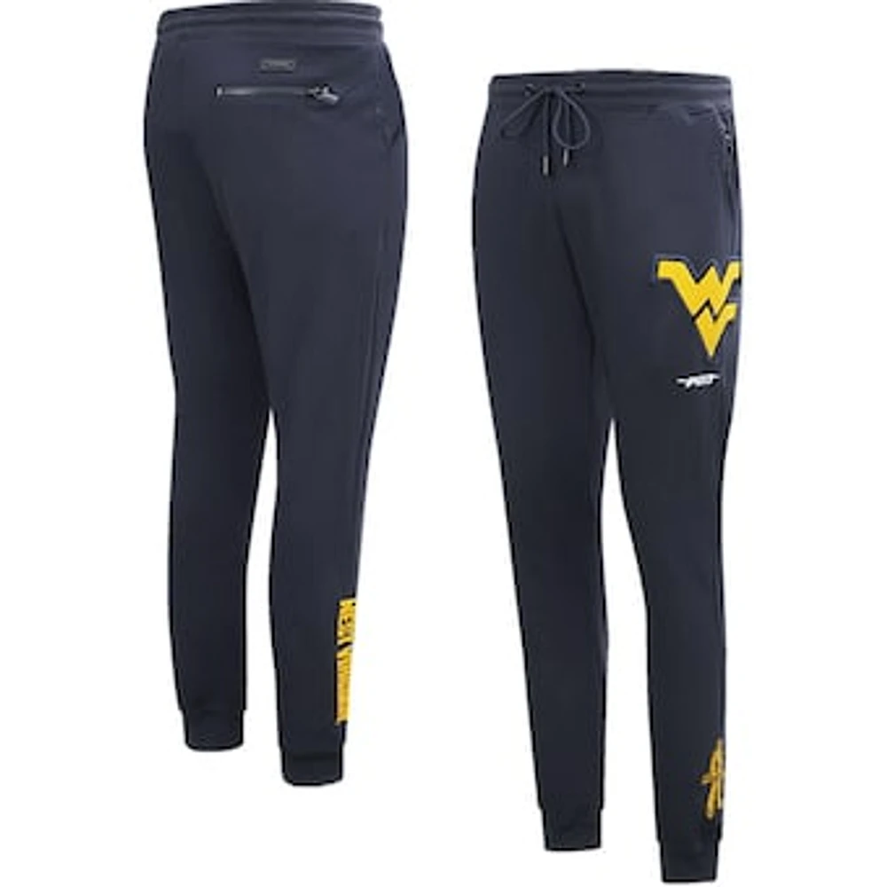 Men's Pro Standard Navy West Virginia Mountaineers Classic DK Jogger Pants