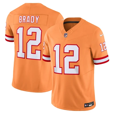 Men's Nike Tom Brady Orange Tampa Bay Buccaneers Vapor F.U.S.E. Limited Jersey