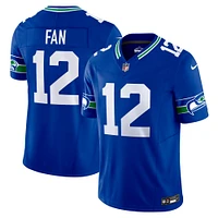 Men's Nike 12th Fan Royal Seattle Seahawks Vapor F.U.S.E. Limited Jersey