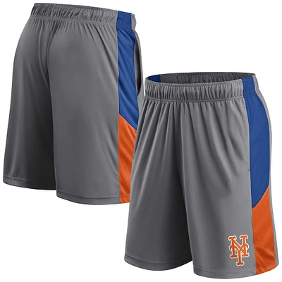 Men's Profile Gray/Royal New York Mets Team Shorts