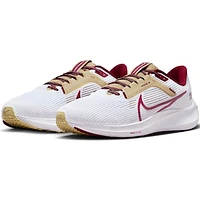 Unisex Nike  White Florida State Seminoles Zoom Pegasus 40 Running Shoe