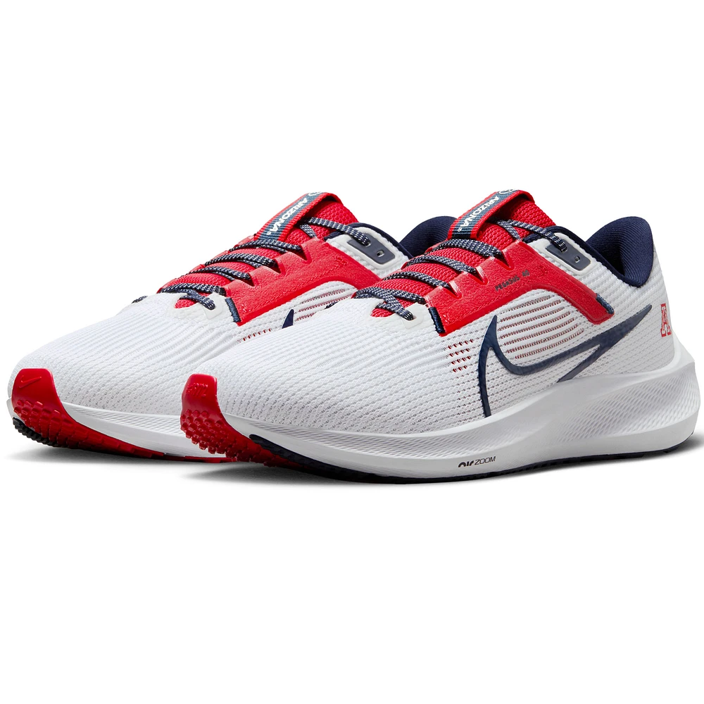 Unisex Nike  White Arizona Wildcats Zoom Pegasus 40 Running Shoe