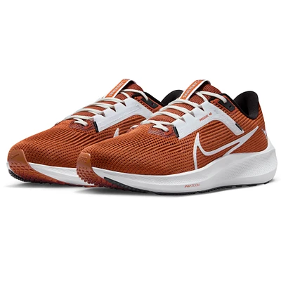 Unisex Nike Texas Orange Longhorns Zoom Pegasus 40 Running Shoe