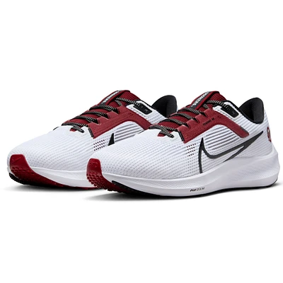 Unisex Nike  White Oklahoma Sooners Zoom Pegasus 40 Running Shoe