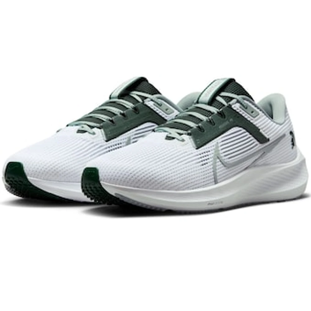 Unisex Nike  White Michigan State Spartans Zoom Pegasus 40 Running Shoe