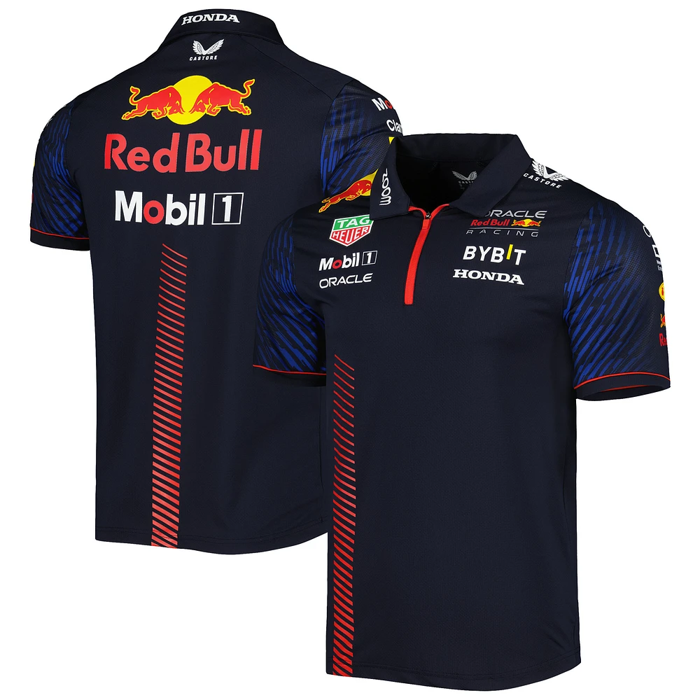 Men's Castore Navy Red Bull Racing 2023 Polo