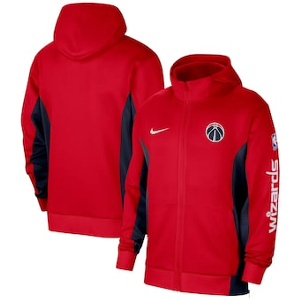 Men's Nike Red Washington Wizards 2023/24 Authentic Showtime Full-Zip Hoodie