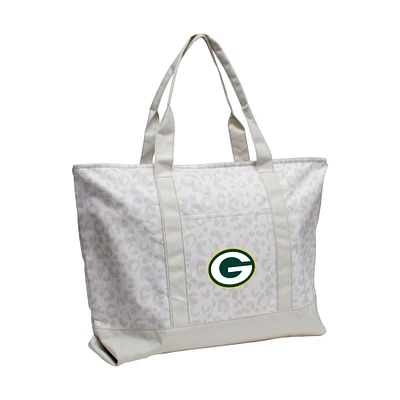 Green Bay Packers Leopard Pattern Tote