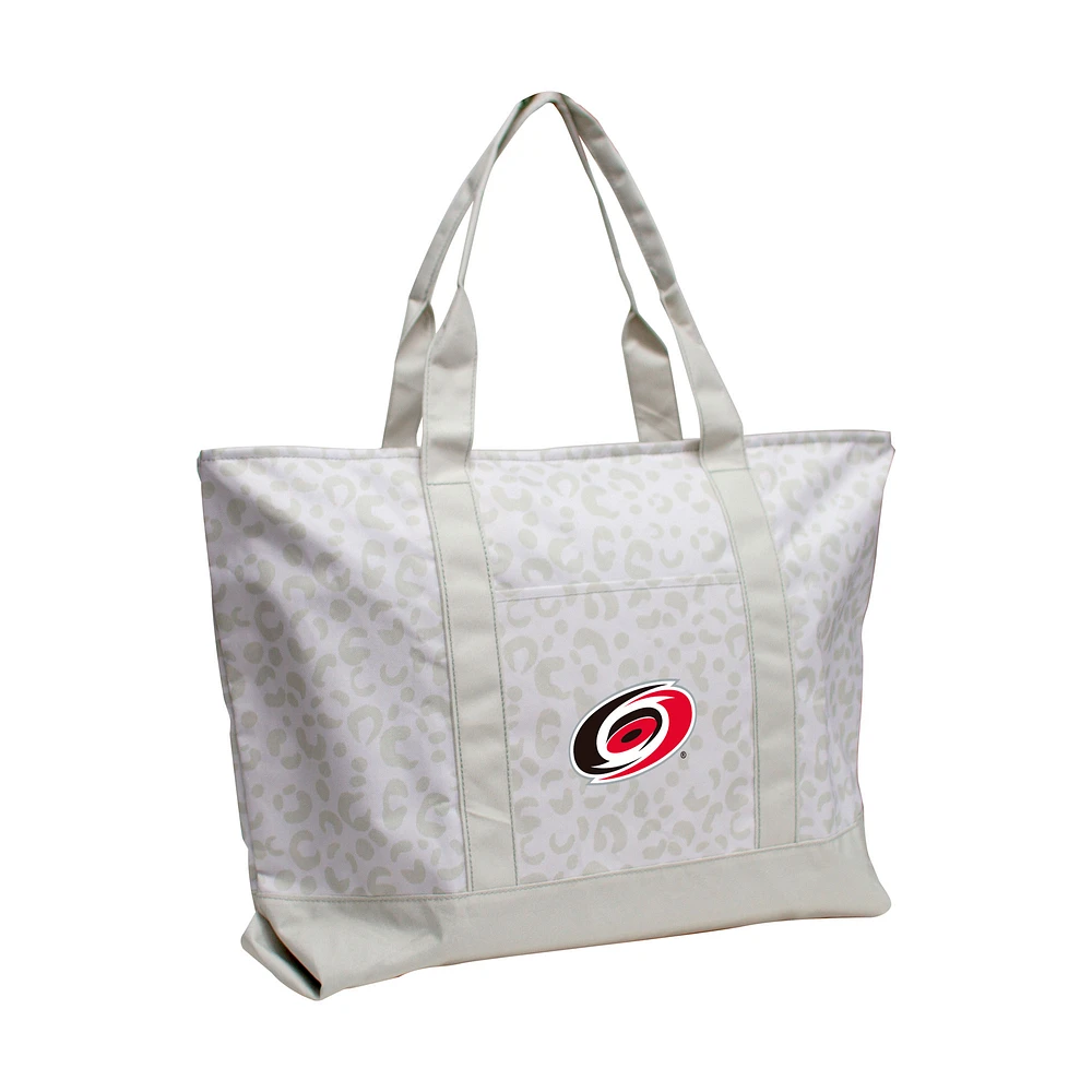 Carolina Hurricanes Leopard Pattern Tote