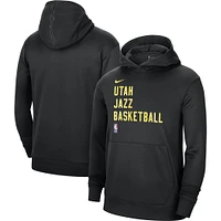 Unisex Nike Utah Jazz 2023/24 Performance Spotlight On-Court Practice Pullover Hoodie