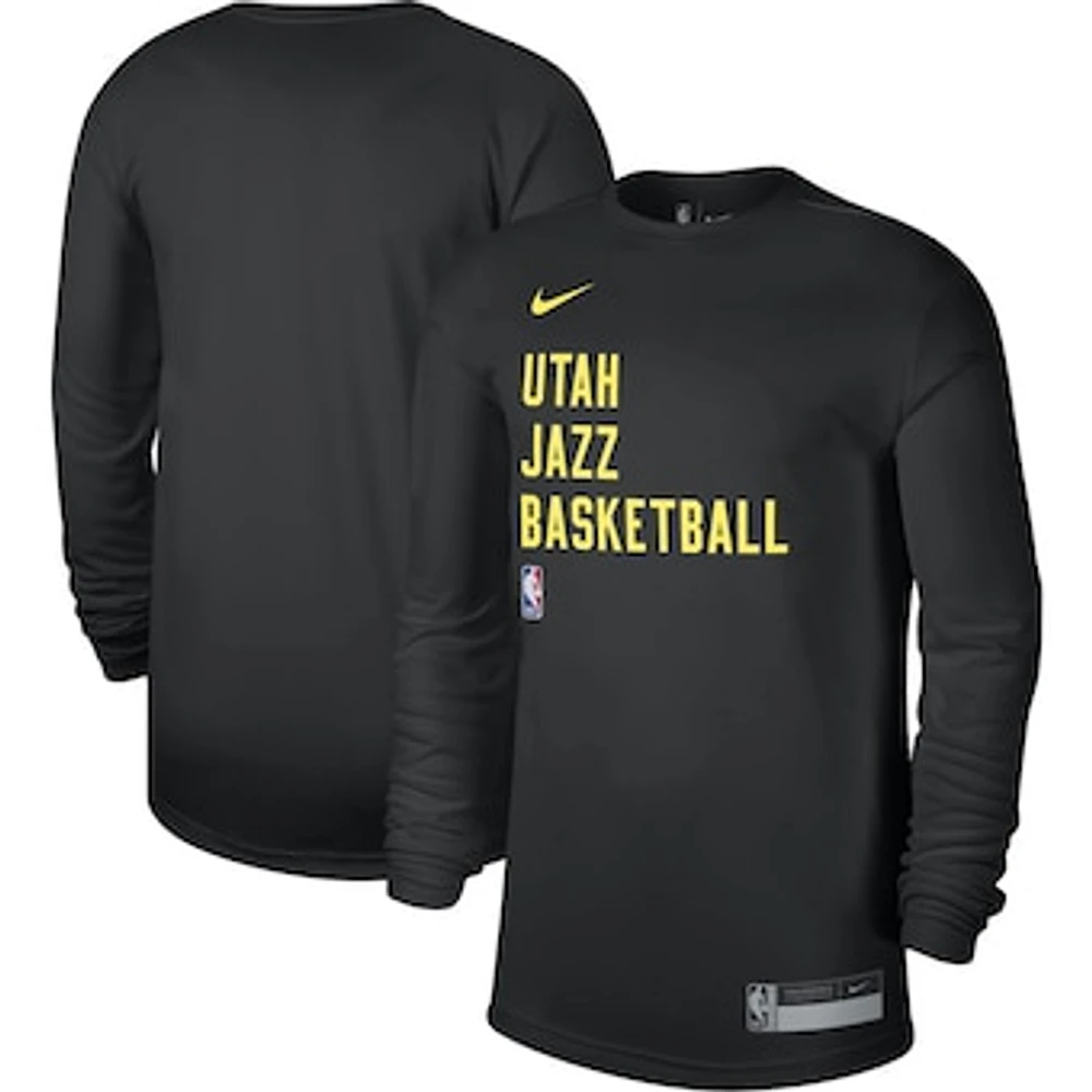 Unisex Nike Black Utah Jazz 2023/24 Legend On-Court Practice Long Sleeve T-Shirt