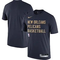 Men's Nike Navy New Orleans Pelicans 2023/24 Sideline Legend Performance Practice T-Shirt