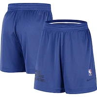 Unisex Nike Blue Dallas Mavericks Warm Up Performance Practice Shorts