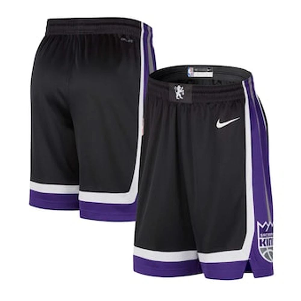 Men's Nike Black Sacramento Kings Swingman Icon Edition Shorts