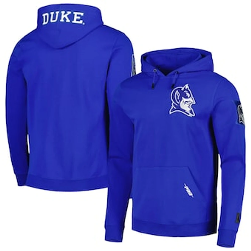 Men's Pro Standard Royal Duke Blue Devils Classic Pullover Hoodie