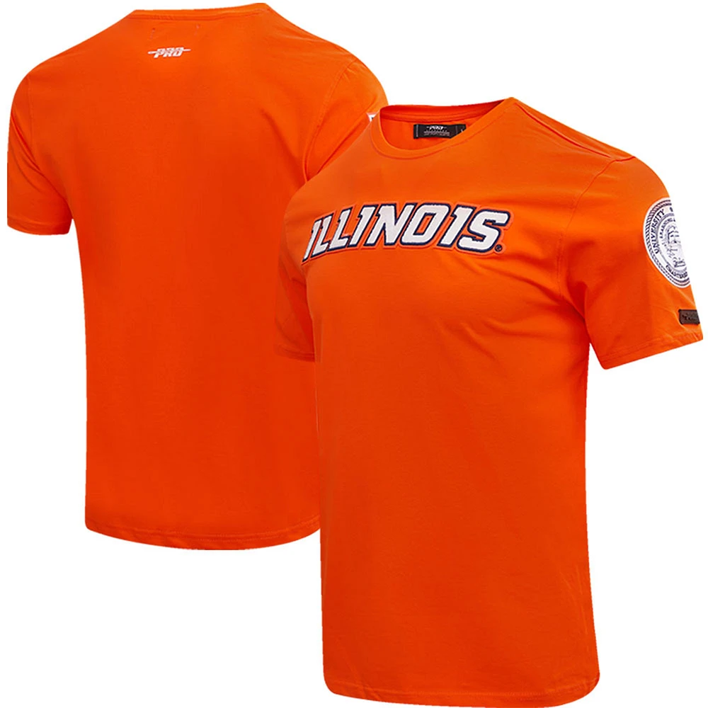 Men's Pro Standard Orange Illinois Fighting Illini Classic T-Shirt