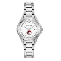 Women's Bulova Silver Winston-Salem State Rams Stainless Steel Classic Sport Watch