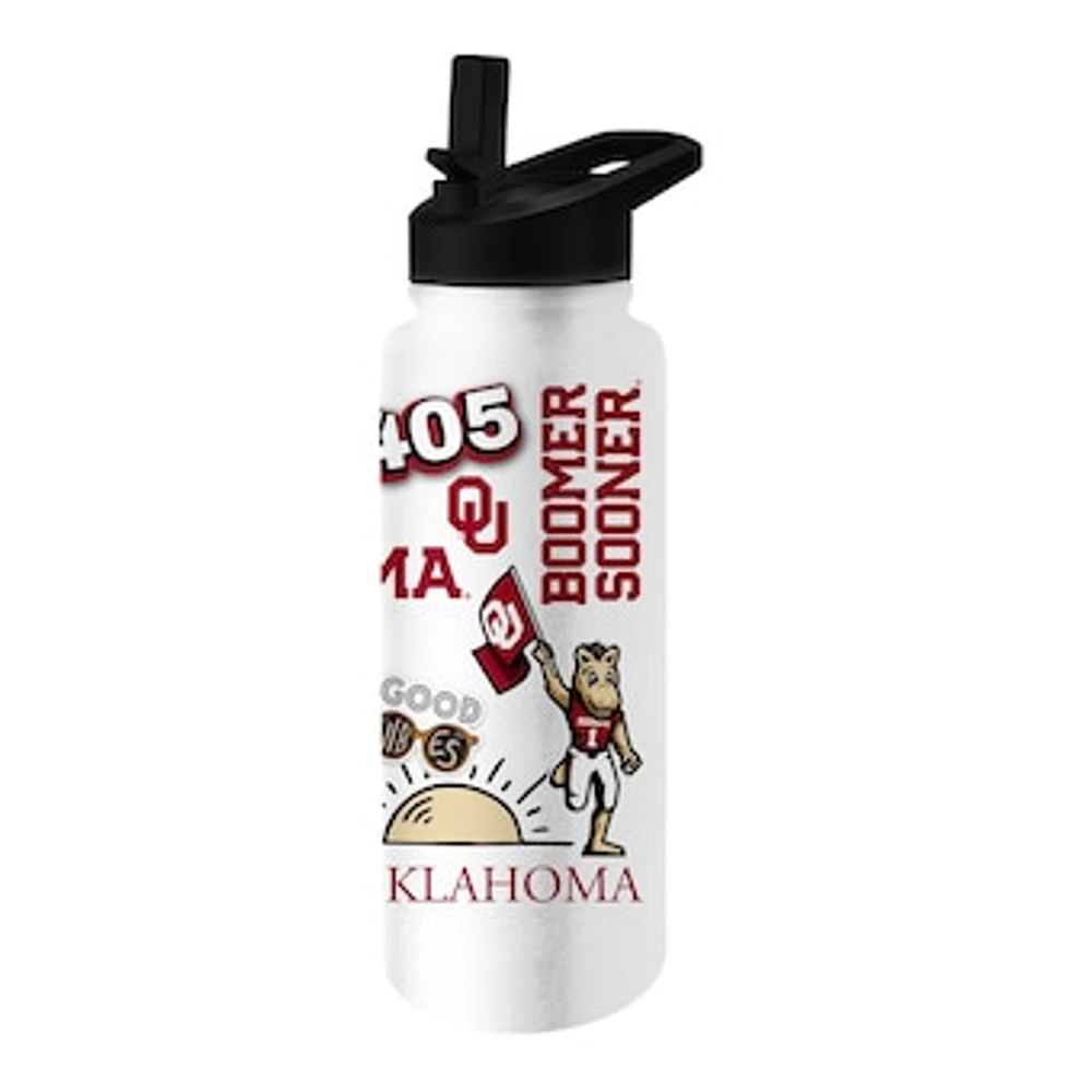 Oklahoma Sooners 34oz. Native Quencher Bottle