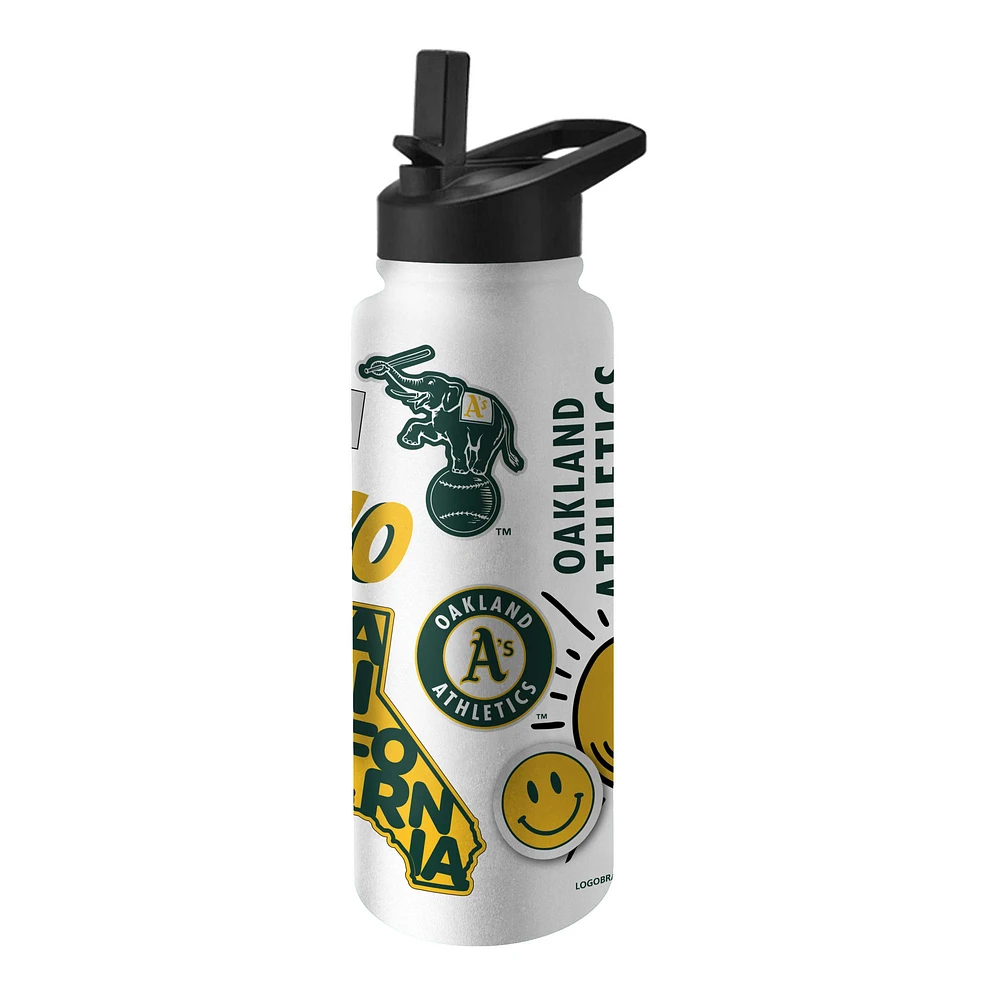 Oakland Athletics 34oz. Native Quencher Bottle