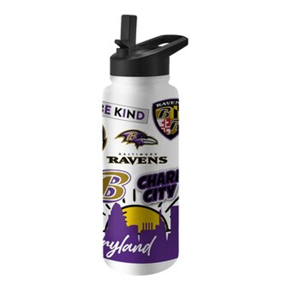 Baltimore Ravens 34oz. Native Quencher Bottle