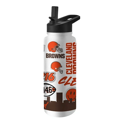 Cleveland Browns 34oz. Native Quencher Bottle