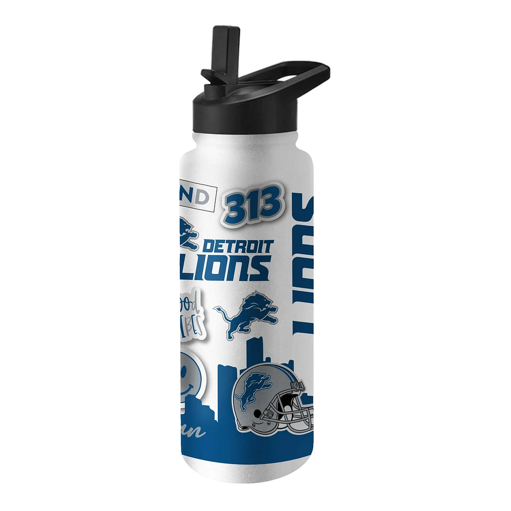 Detroit Lions 34oz. Native Quencher Bottle